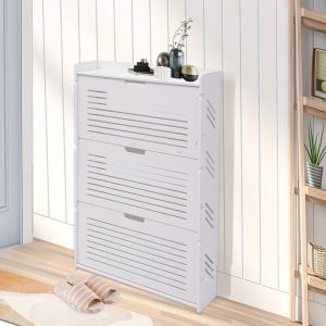 Ultra-Thin Entryway Shoe Storage Cabinet Organizer